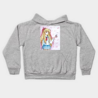 Minako Aino Butterfly Kids Hoodie